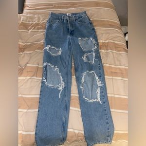 ripped boyfriend urban outfitter jeans